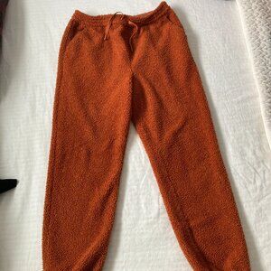 LIKE NEW Backcountry fuzzy fleece sweatpants, size S